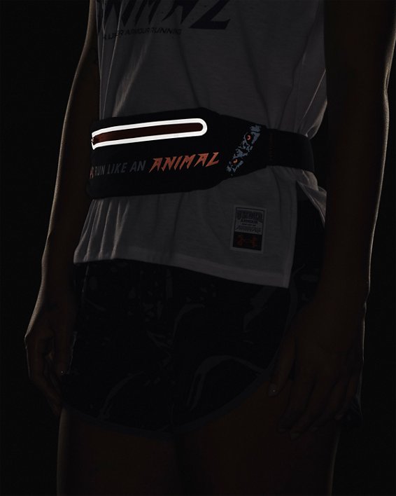 Unisex UA Flex Run Pack Belt in Black image number 6
